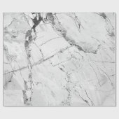 Grau "Granite Haze Whorl" Marmor Texture Wrapping Geschenkpapier (Flach)