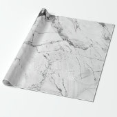 Grau "Granite Haze Whorl" Marmor Texture Wrapping Geschenkpapier (Ungerollt)