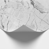 Grau "Granite Haze Whorl" Marmor Texture Wrapping Geschenkpapier (Ecke)