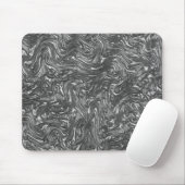 Grau-Graphit gebogene grobe Textur Mousepad (Mit Mouse)