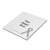 Grau / Grau Standard Ribbon von Kenneth Yoncich Fliese (Seite)
