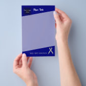 Grau / Grau Standard Ribbon von Kenneth Yoncich Flyer (Handgriff)