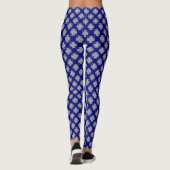 Grau / Graue Klee von Kenneth Yoncich Leggings (Rückseite)