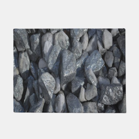 Grau-Gray Stones Fußmatte (Vorderseite)