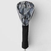 Grau-Gray Stones Golf Headcover (Vorderseite)