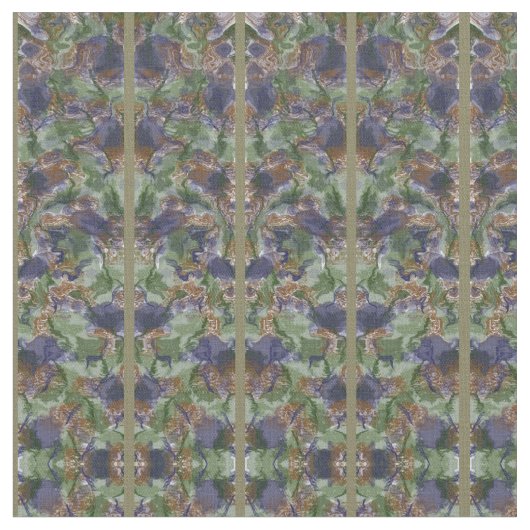 Grau - grün-blaue Kunst-Dekokunst Stoff (Nahaufnahme)