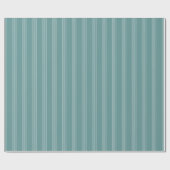Grau Grün & Hellgrau Grün Streifen Geschenkpapier (Flach)
