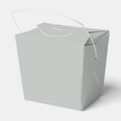 Grau-grüne Funkelleuchten Danke Geschenkschachtel (Rückseite)