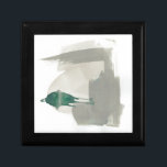 Grau-Grüne Gesten Erinnerungskiste<br><div class="desc">Earthy Gestures II von Jennifer Goldberger. Die grüne und graue Farbe verleiht dem Ganzen ein schlichtes,  aber dennoch ruhiges Design.</div>