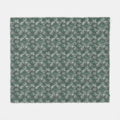 Grau, grüne imitierte Schlangenhaut. Fleecedecke (Vorderseite (Horizontal))