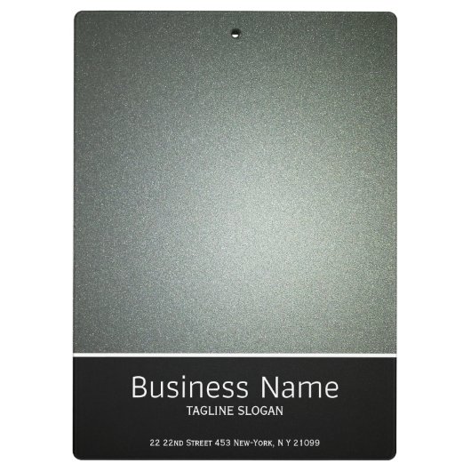 Grau-grünes Glitzer-Muster Klemmbrett (Rückseite)