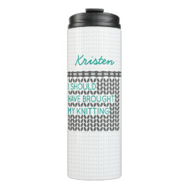 Grau hätte ich mir das Knittern antun sollen Thermosbecher