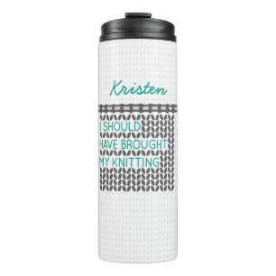 Grau hätte ich mir das Knittern antun sollen Thermosbecher