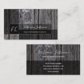 Grau-Holzputz-Oberfläche graues Rechteck Visitenkarte (Vorne/Hinten)