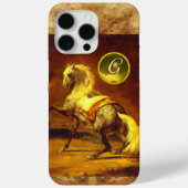 GRAU-HORSE-MONOGRAMM Case-Mate iPhone HÜLLE (Rückseite)