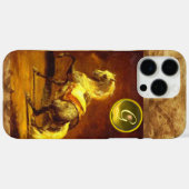 GRAU-HORSE-MONOGRAMM Case-Mate iPhone HÜLLE (Rückseite (Horizontal))