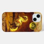 GRAU-HORSE-MONOGRAMM Case-Mate iPhone HÜLLE (Rückseite (Horizontal))