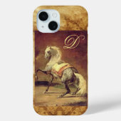GRAU-HORSE-MONOGRAMM Case-Mate iPhone HÜLLE (Rückseite)