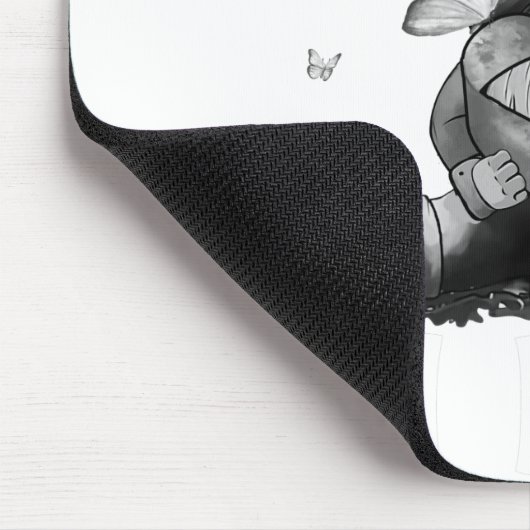 Grau im Mai Hirnkrebs-Bewusstsein grau Mousepad (Ecke)