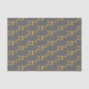Grau, Imitat-Gold23. (dreiundzwanzigstes) Ereignis Seidenpapier