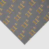 Grau, Imitate Gold 11. (Elfte) Event Tissue Paper Seidenpapier (Ausschnitt)