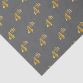 Grau, Imitate Gold 4. (Vierte) Event Tissue Paper Seidenpapier (Ausschnitt)