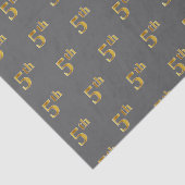 Grau, Imitate Gold 5. (Fünfte) Event-Testpapier Seidenpapier (Ausschnitt)