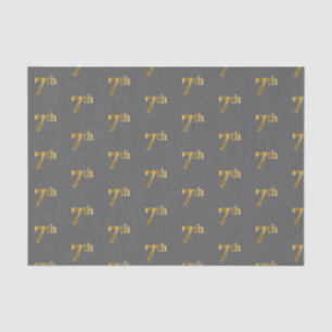 Grau, Imitate Gold 7. (7.) Event Tissue Paper Seidenpapier
