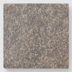 Grau in Black Marble Square Untersetzer
