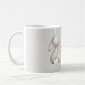 Grau Irgendein Hase liebt dich Kaffeetasse (Links)