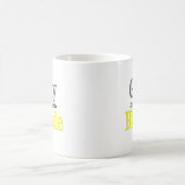 Grau ist die neue blonde lustige Tasse (Mittel)