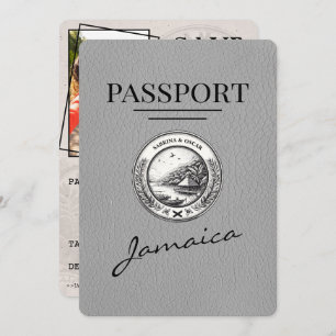 Grau Jamaica Passport Save the Date