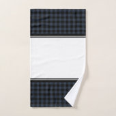 Grau kariert badhandtuch set (Handtuch)