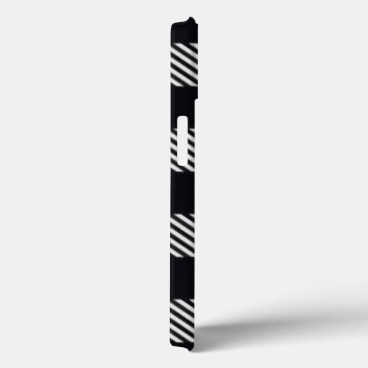 grau Kariert | Tasse von Schachbrettern Case-Mate iPhone Hülle (Rückseite / Rechts)