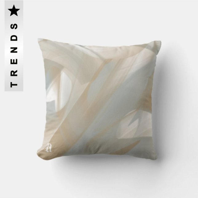 Grau/Kissen Abstrakt Räume Trend Sandy Tornado Kissen (Von Creator hochgeladen)