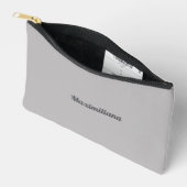 Grau - Kleiner, solide Zubehörbeutel Zubehörtasche (Offen)