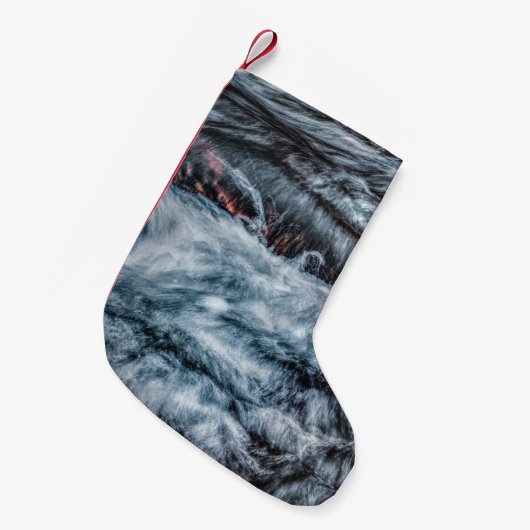 Grau Kleiner Weihnachtsstrumpf (Vorderansicht (hängend))