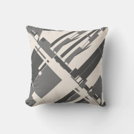 Grau Kohle Beige Südwestliche Kunst Aussehen Diago Kissen