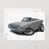 Grau-Konvertible 1964-65 Postkarte (Vorne/Hinten)
