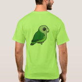 Grau-köpfiger Lovebird T-Shirt (Rückseite)