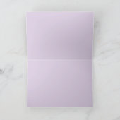 Grau Lavendel Karte (Innenseite)