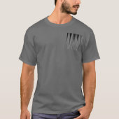 Grau-Mann-T - Shirt im Graustil (Vorderseite)
