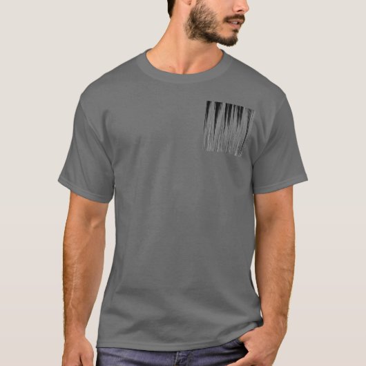 Grau-Mann-T - Shirt im Graustil  (Vorderseite)