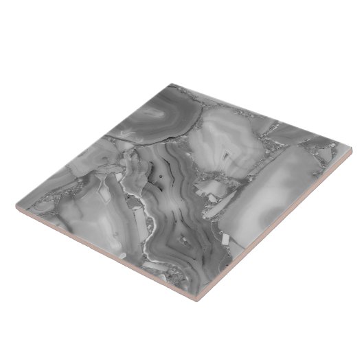 Grau-Marmor-Stil Moderne Keramik Tile Fliese (Seite)