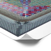 Grau Matter Creative Artwork Psychedelic Poster (Ecke)