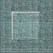 Grau-Meer Türkis Blau Grün Boucle Muster Stoff (Kachel)