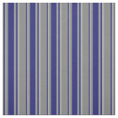 Grau, Midnight Blue und Dunkelgrau-Linien-Muster Stoff (Muster)
