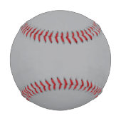 Grau minimalistischer benutzerdefinierter Name  Baseball (Rückseite)