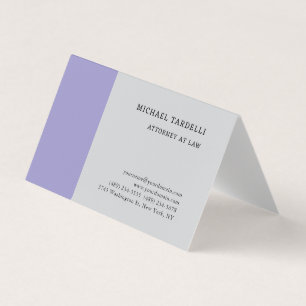 Grau minimalistischer klassischer Profi Visitenkarten