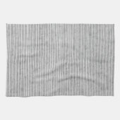 Grau mit blassfarbenen Streifen Geschirrtuch (Horizontal)